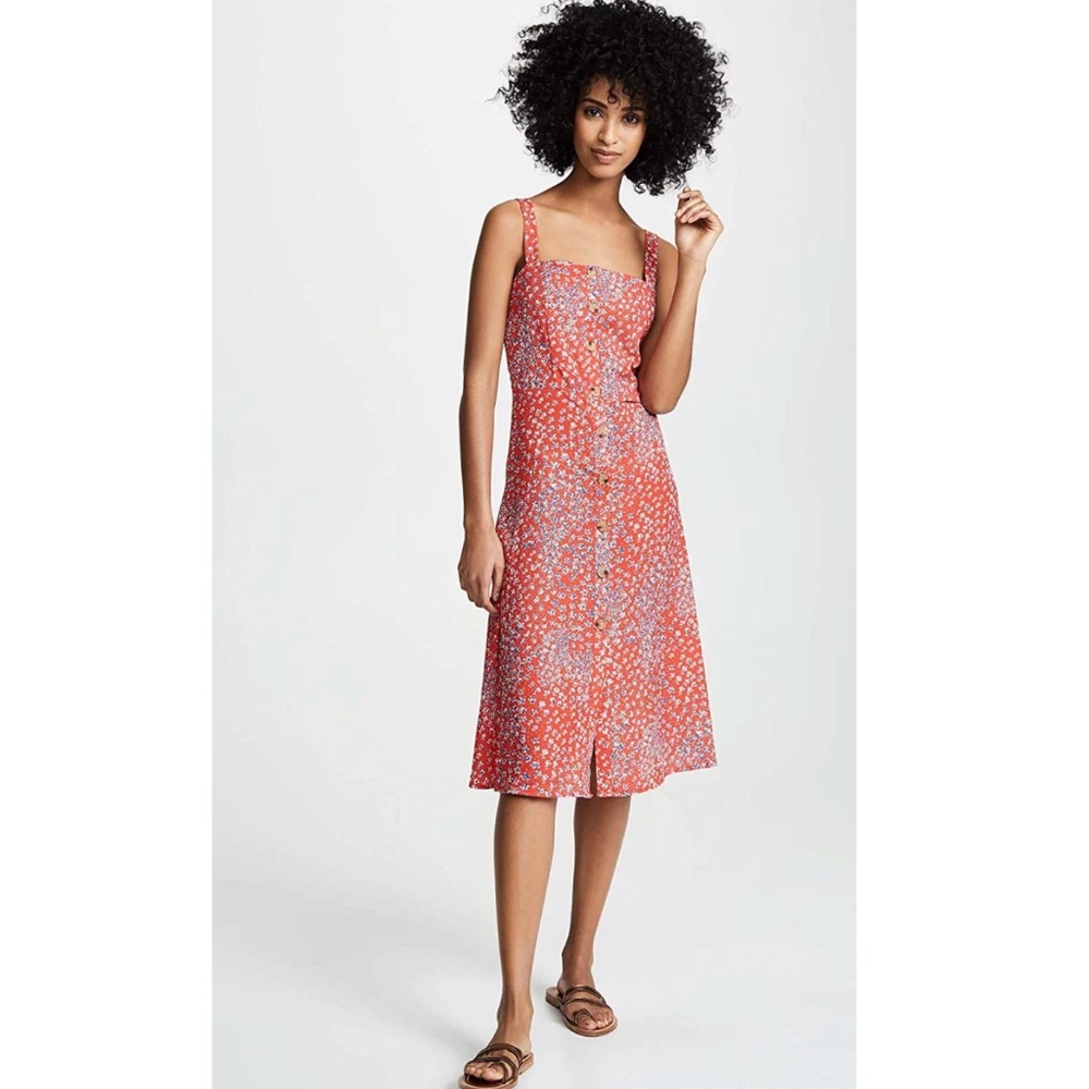 Nightwalker Chloe Dress - Red Floral